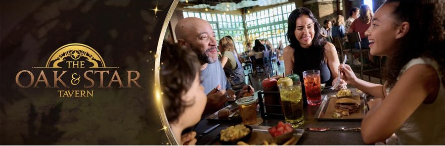 Oak & Star Tavern dining page