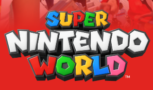 Super Nintendo World land mark logo