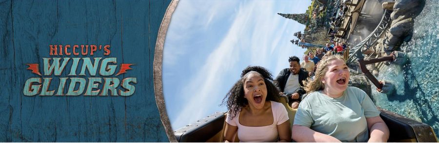 Hiccup's Wing Gliders attraction page